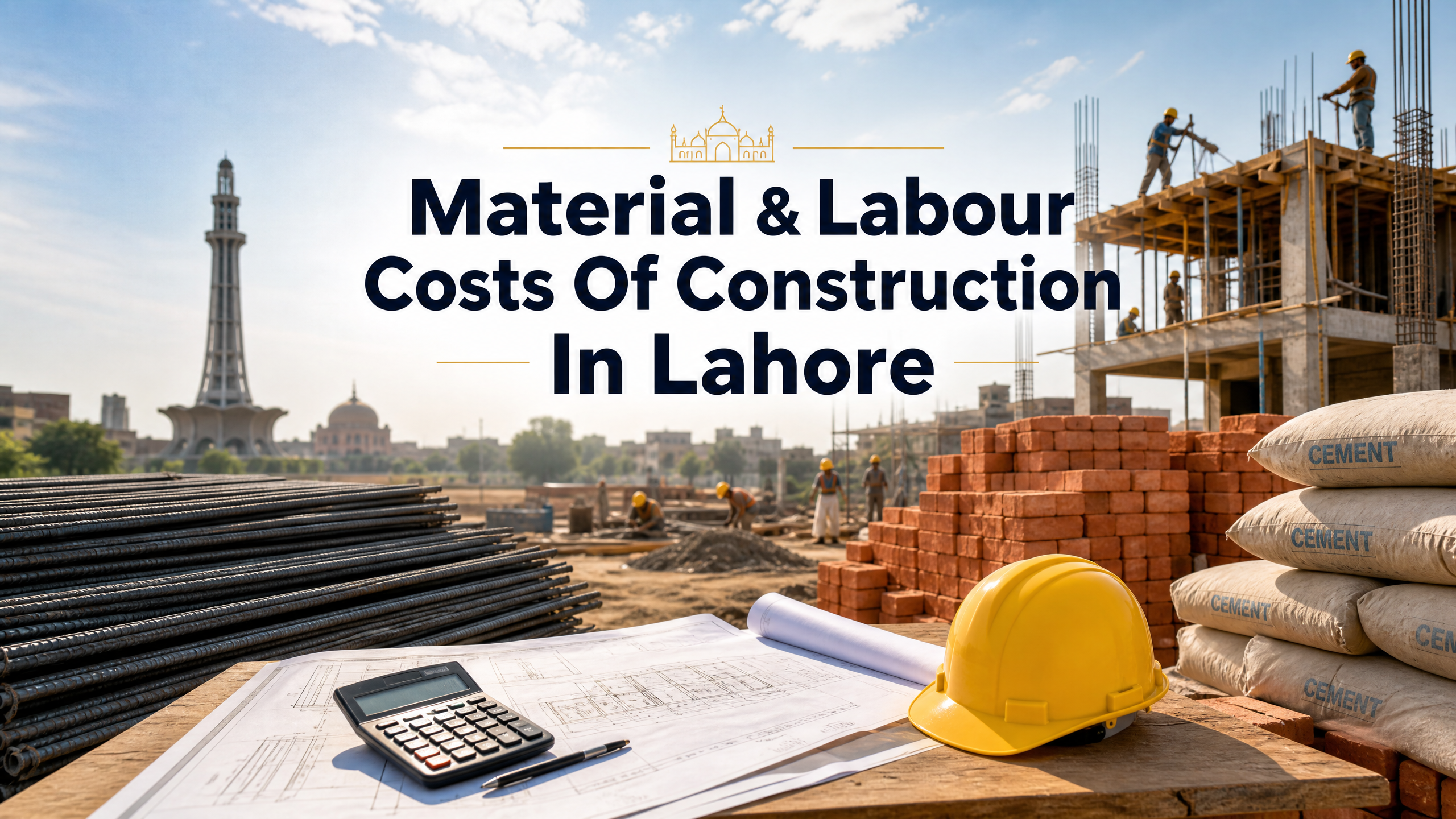 Material & Labour Costs Of Construction In Lahore
